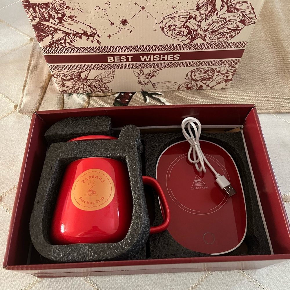 Perfect Christmas present set mug warmer
